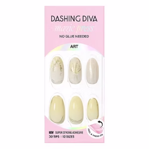 DASHING DIVA | MAGICPRESS M薄型經典美甲片 (黃色花束)