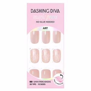 DASHING DIVA | MAGICPRESS M薄型經典美甲片 (絲滑腮紅、粉紅海洋)